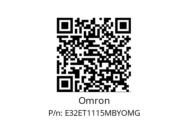   Omron E32ET1115MBYOMG