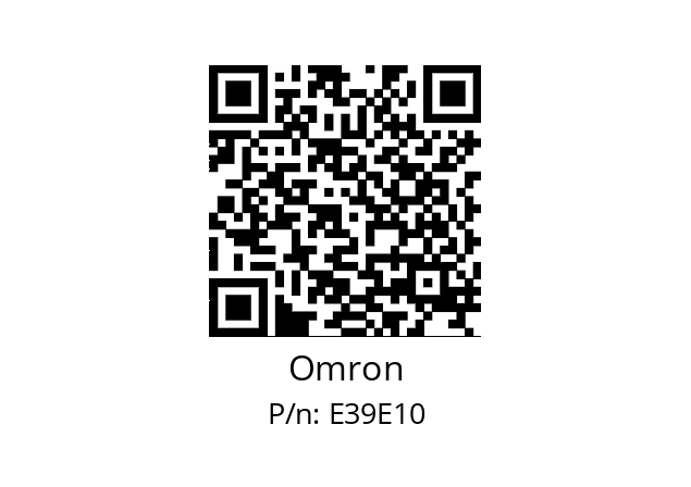   Omron E39E10