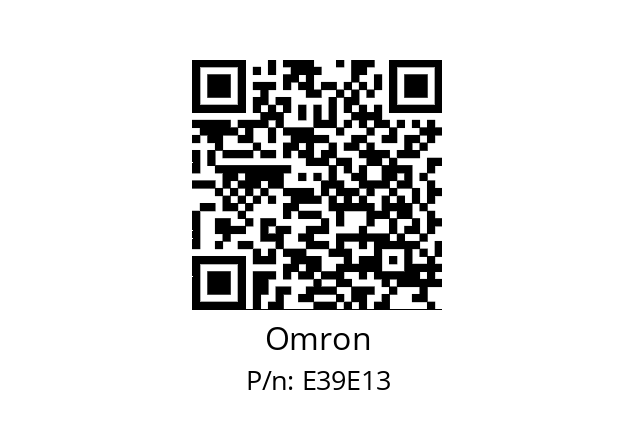   Omron E39E13