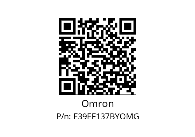   Omron E39EF137BYOMG