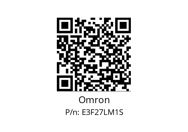   Omron E3F27LM1S