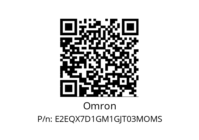   Omron E2EQX7D1GM1GJT03MOMS