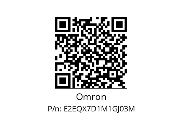   Omron E2EQX7D1M1GJ03M