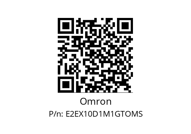   Omron E2EX10D1M1GTOMS