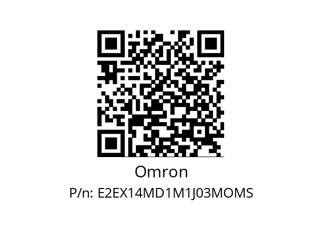   Omron E2EX14MD1M1J03MOMS