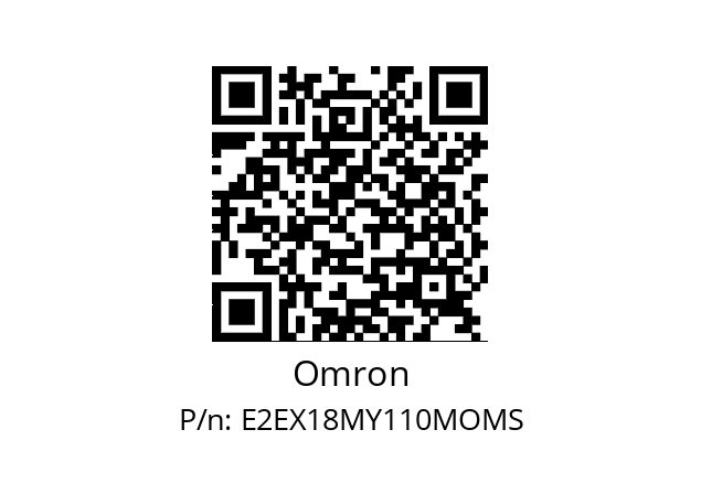   Omron E2EX18MY110MOMS