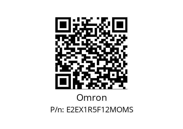   Omron E2EX1R5F12MOMS