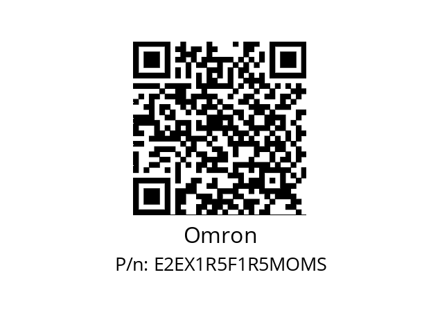   Omron E2EX1R5F1R5MOMS