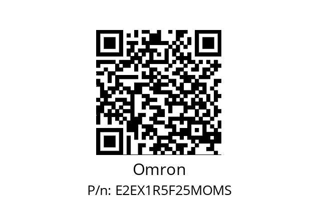   Omron E2EX1R5F25MOMS