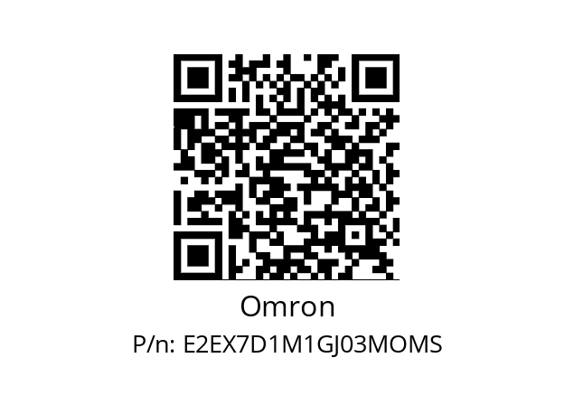   Omron E2EX7D1M1GJ03MOMS