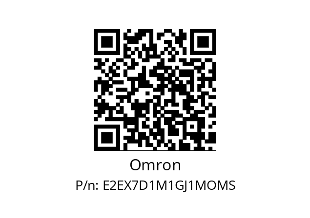   Omron E2EX7D1M1GJ1MOMS