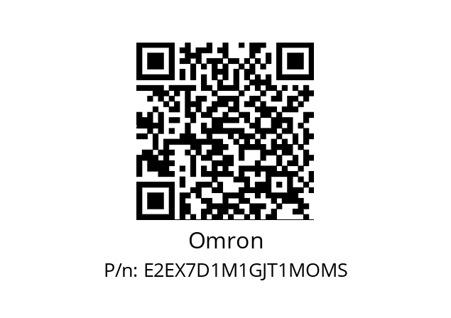   Omron E2EX7D1M1GJT1MOMS