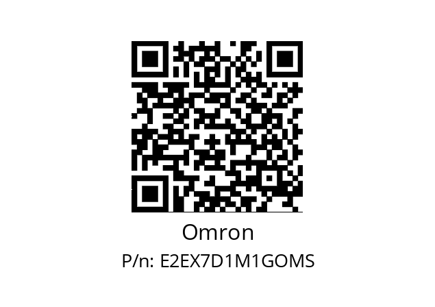   Omron E2EX7D1M1GOMS