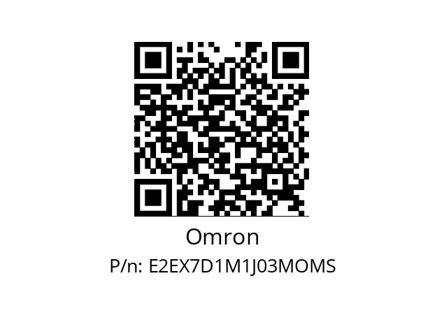   Omron E2EX7D1M1J03MOMS