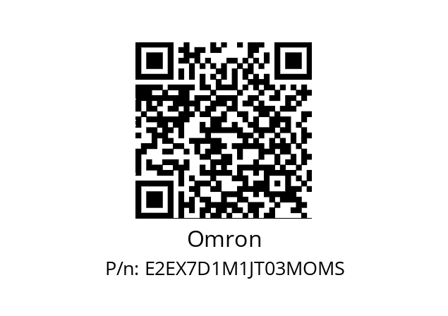   Omron E2EX7D1M1JT03MOMS