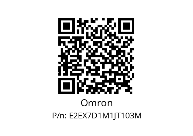   Omron E2EX7D1M1JT103M