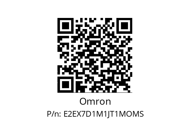   Omron E2EX7D1M1JT1MOMS