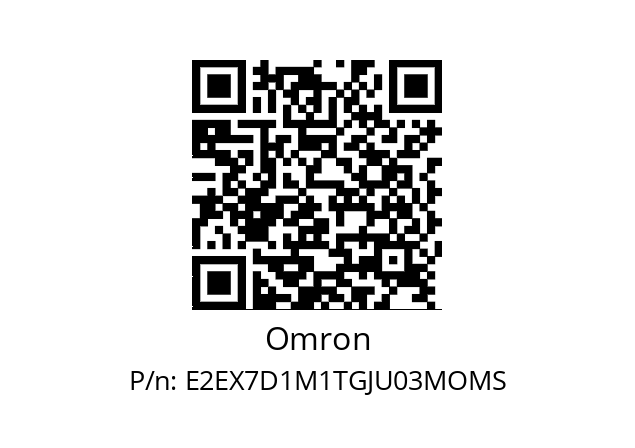   Omron E2EX7D1M1TGJU03MOMS