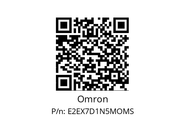   Omron E2EX7D1N5MOMS