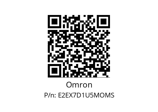   Omron E2EX7D1U5MOMS