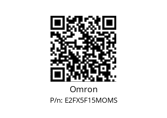   Omron E2FX5F15MOMS