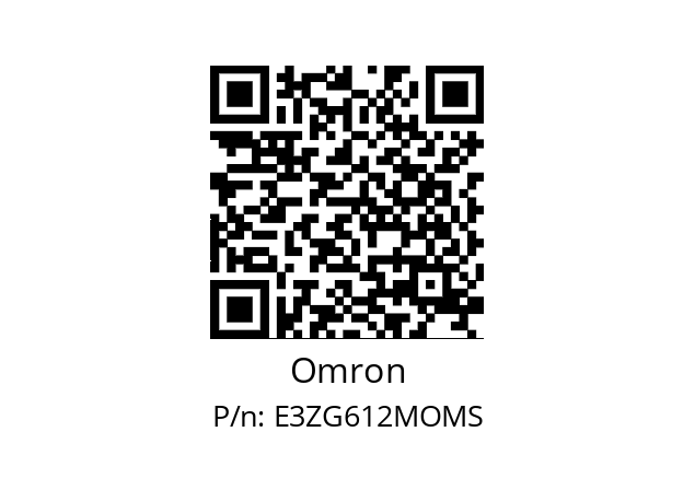   Omron E3ZG612MOMS