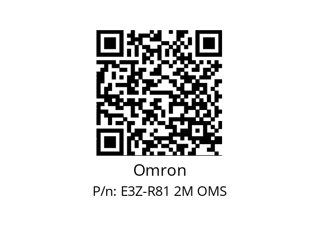   Omron E3Z-R81 2M OMS