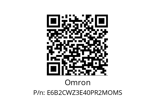   Omron E6B2CWZ3E40PR2MOMS