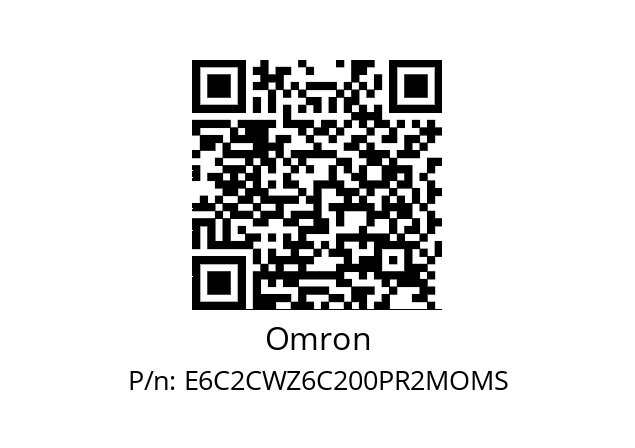   Omron E6C2CWZ6C200PR2MOMS