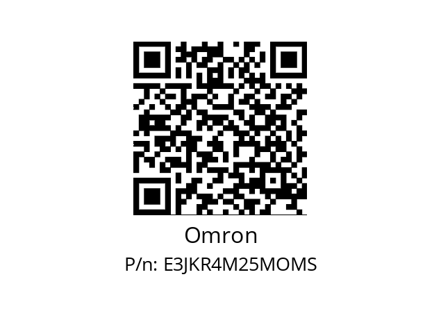   Omron E3JKR4M25MOMS