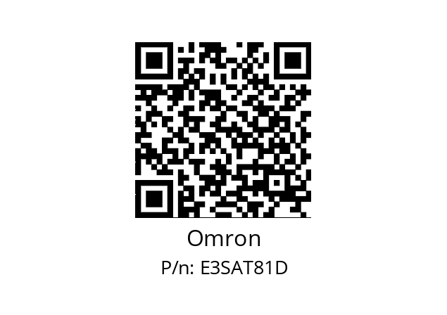   Omron E3SAT81D