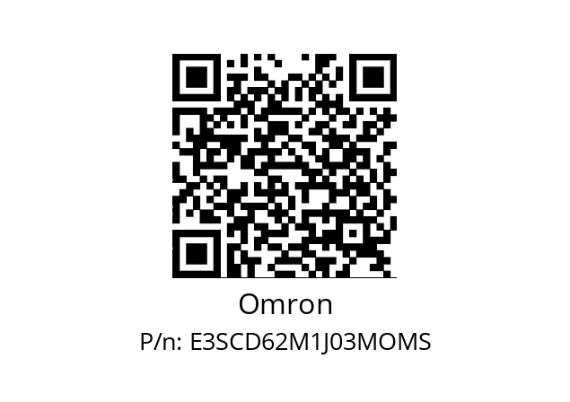   Omron E3SCD62M1J03MOMS