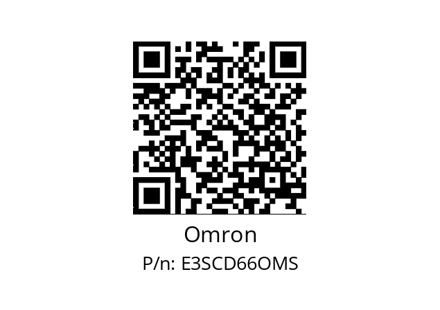   Omron E3SCD66OMS