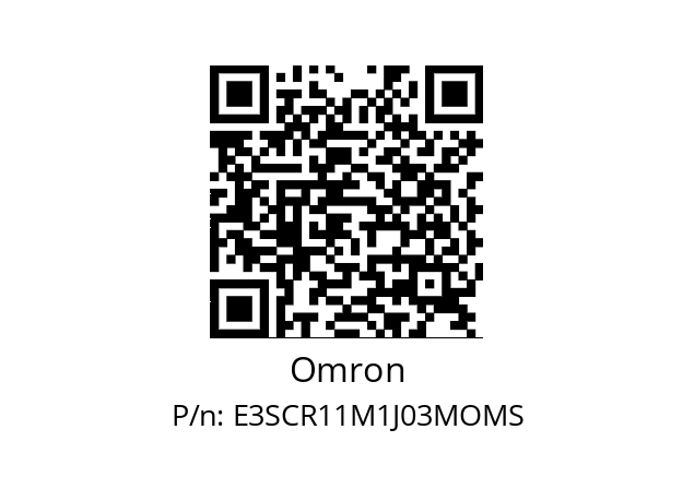   Omron E3SCR11M1J03MOMS