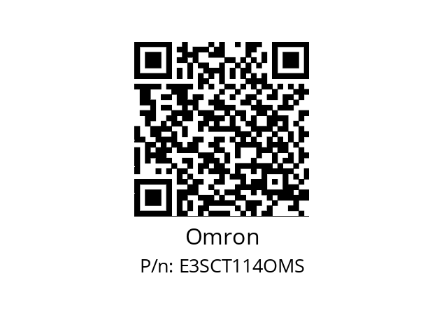   Omron E3SCT114OMS