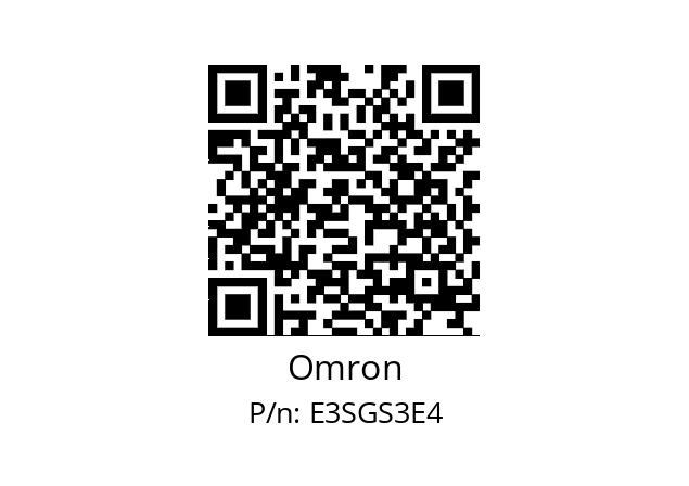   Omron E3SGS3E4