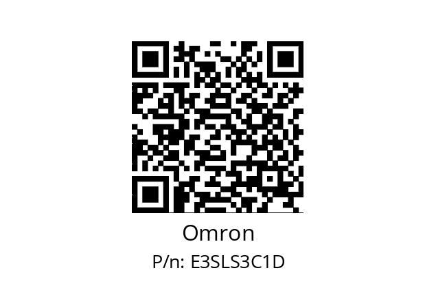   Omron E3SLS3C1D