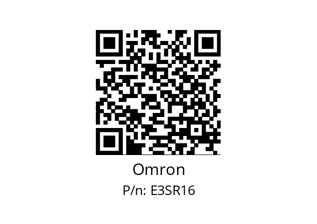   Omron E3SR16