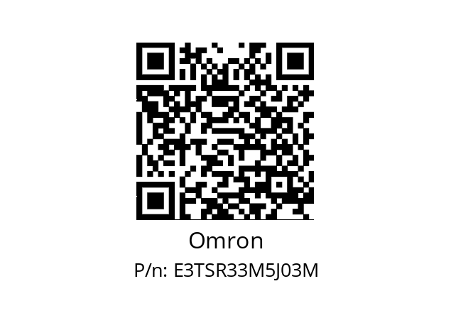   Omron E3TSR33M5J03M