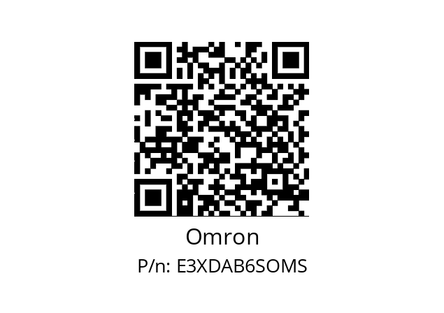   Omron E3XDAB6SOMS