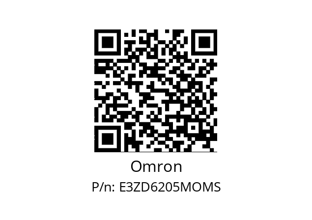   Omron E3ZD6205MOMS