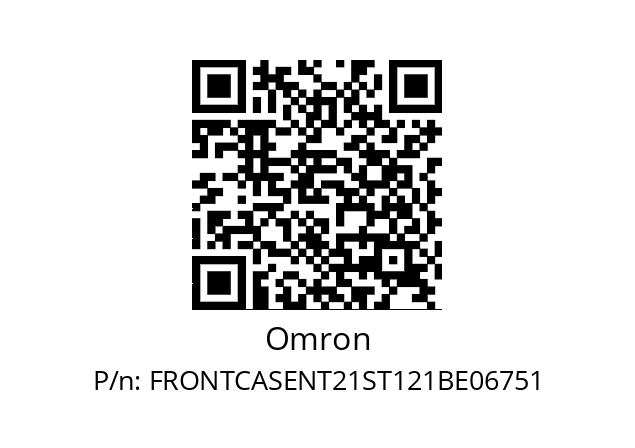   Omron FRONTCASENT21ST121BE06751