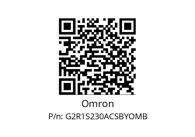   Omron G2R1S230ACSBYOMB