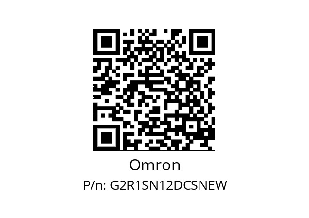   Omron G2R1SN12DCSNEW