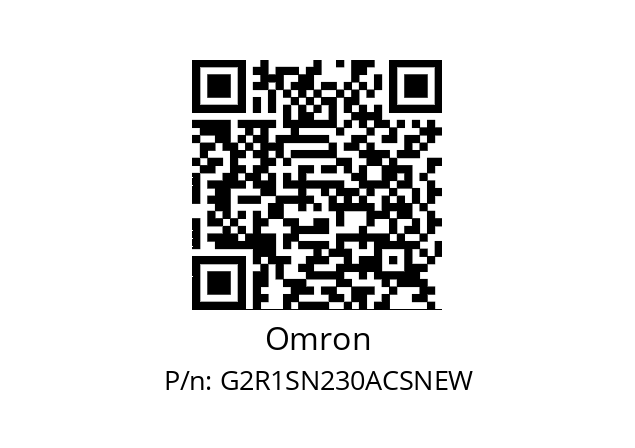   Omron G2R1SN230ACSNEW