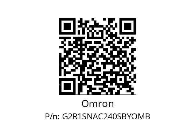   Omron G2R1SNAC240SBYOMB