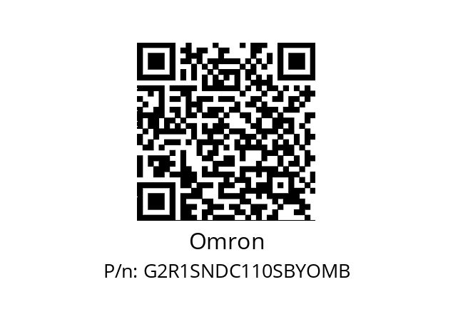   Omron G2R1SNDC110SBYOMB