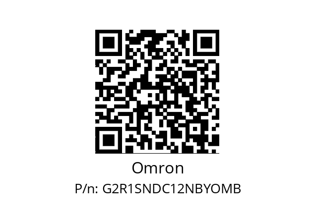   Omron G2R1SNDC12NBYOMB