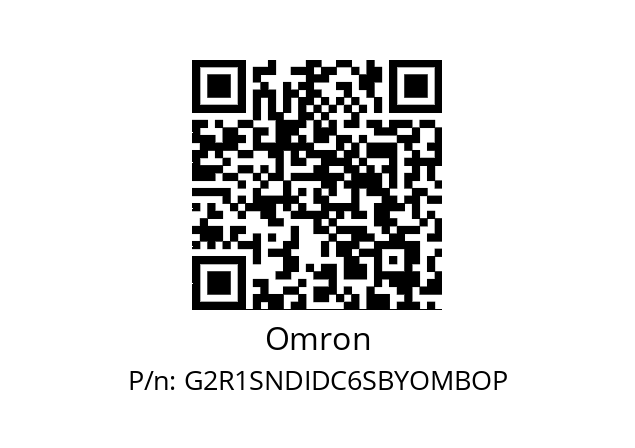   Omron G2R1SNDIDC6SBYOMBOP