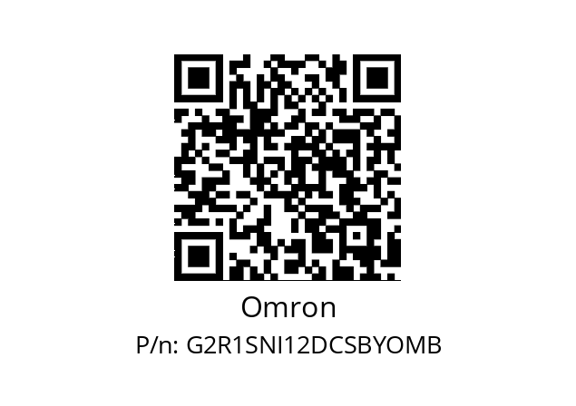   Omron G2R1SNI12DCSBYOMB